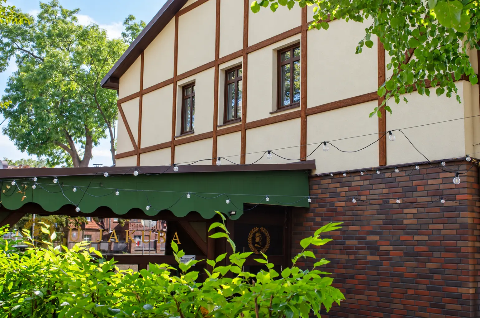 Boczna elewacja Restauracji U Jakuba